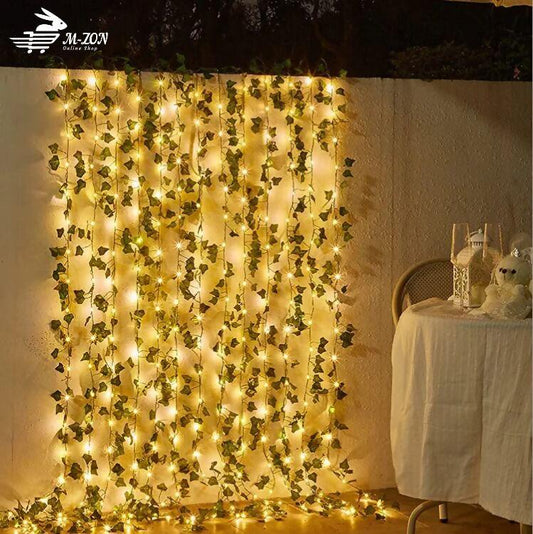 10 ft Long Artificial Bails Fairy Lights String - Switch Operated, Perfect for Home, Office, Wedding, and Function Decoration