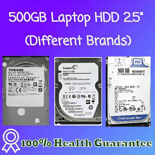 500GB Original Laptop Internal Hard Drive HDD 2.5" 100% Health