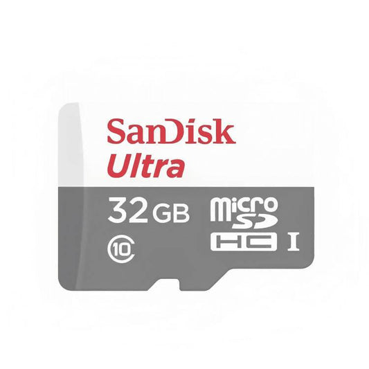 32GB - Ultra Micro SD Class 10 Card - 100mbps - White & Grey