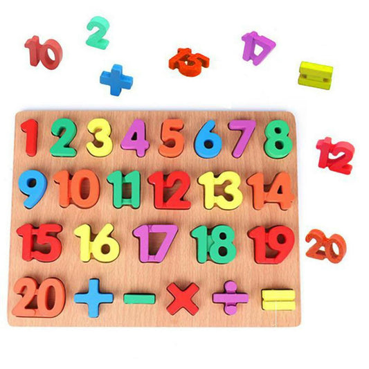 123 Numbers – Thick Wooden 3D Board Puzzle
