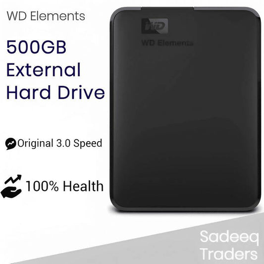 500GB Western Digital Original USB 3.0 Speed Portable External Hard Drive
