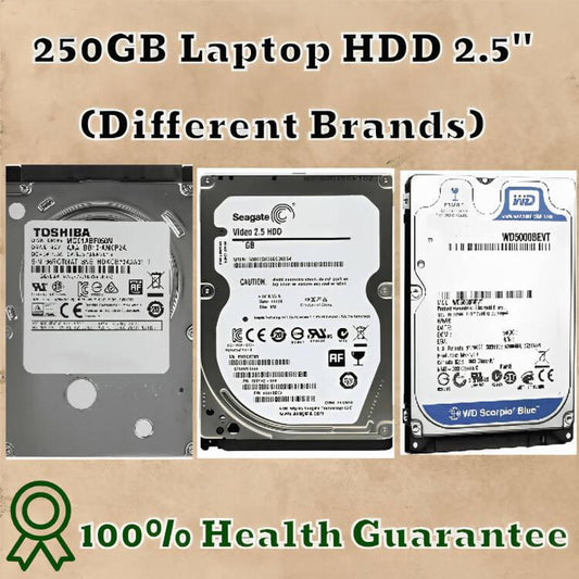 250GB Original Laptop Internal Hard Drive HDD 2.5" 100% Health - Lowest Price