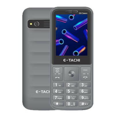 E-TACHI E8 CLASSIC || KEYPAD PHONE || 2500mAh BATTERY || LCD SIZE 2.4" || BLUTOOTH || PTA APPROVED || ONE YEAR BRAND WARRANTY