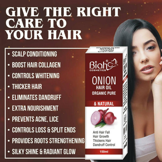 Biah Cosmetics - Onion Hair Oil 150Ml