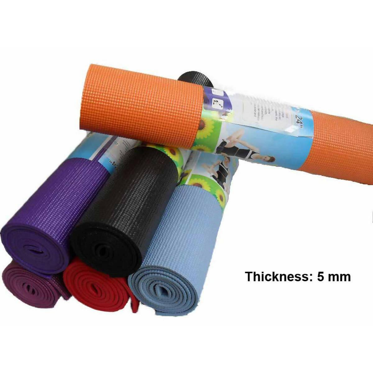 Soft Thicken Yoga Mat With Two-color, Wear-resistant, 51% OFF