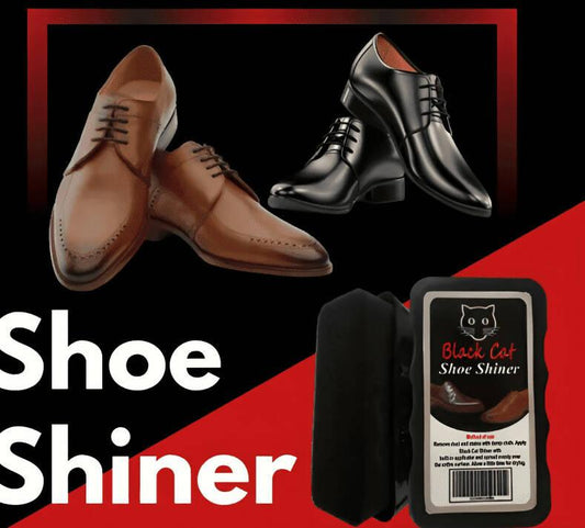 Black Cat Shoe Shining Sponge Shoe Shiner Neutral