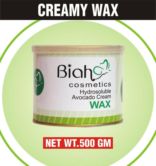 Biah Cosmetics - Hydrosaluable Avocade Creamy Wax 500gm