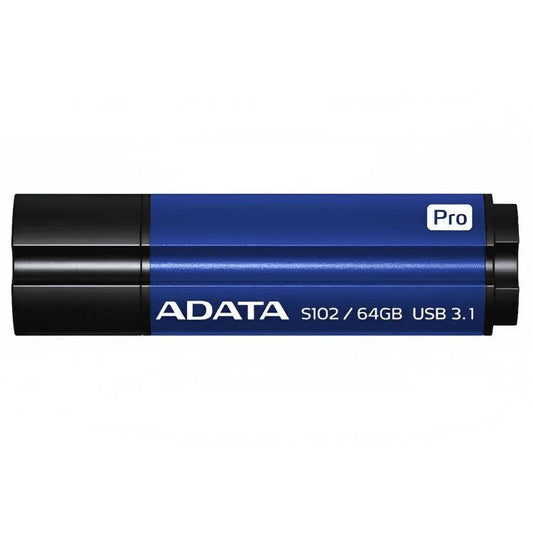 64GB Adata Pro 3.1 USB Flash Drive S102 - Read Speed upto 100MB