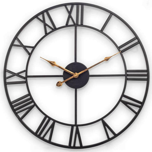 New Decent Roman Wooden Wall Clock Home Decore Roman Counting for Schools Offices Home