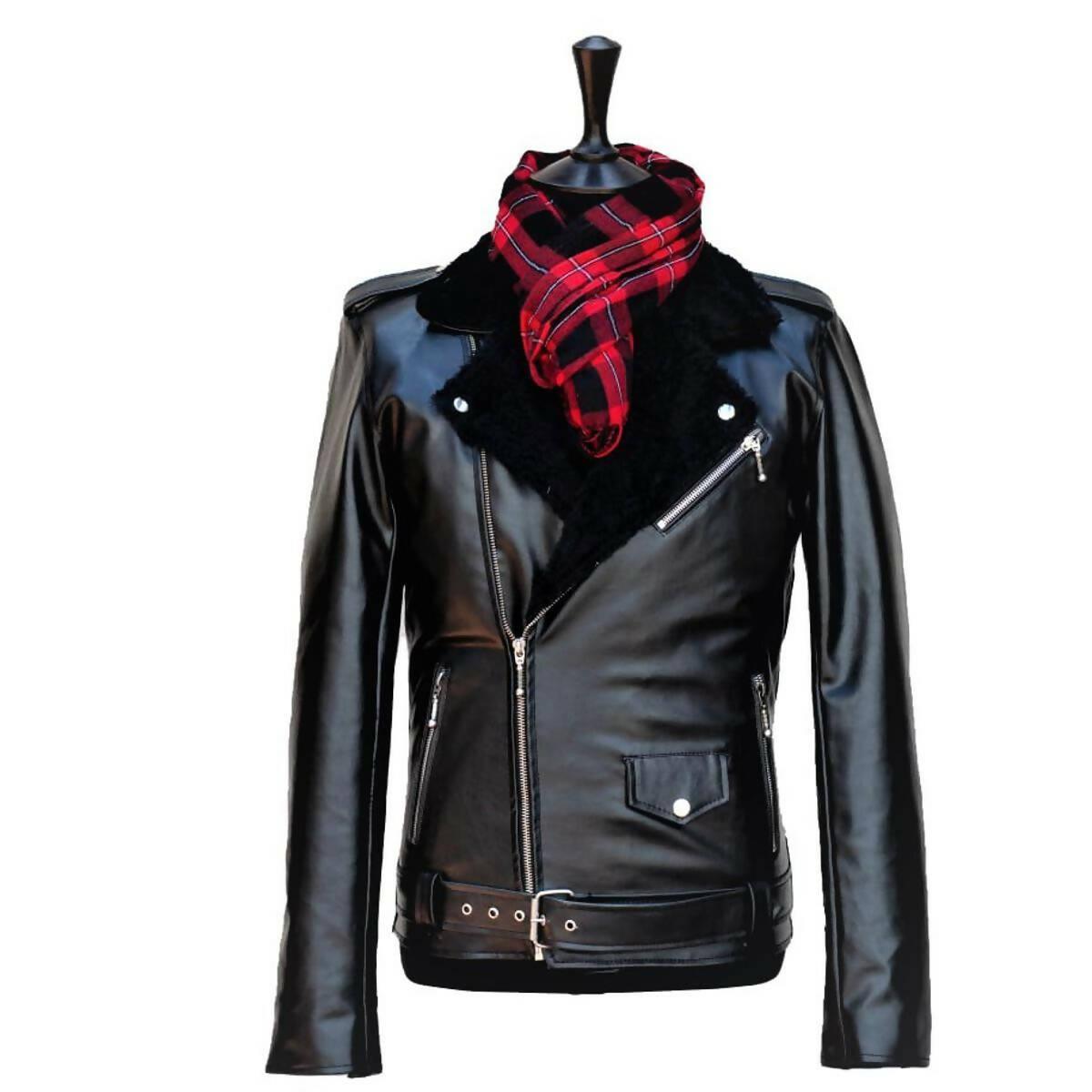 New Fashion Biker Style Black PU Leather Jacket – ValueBox
