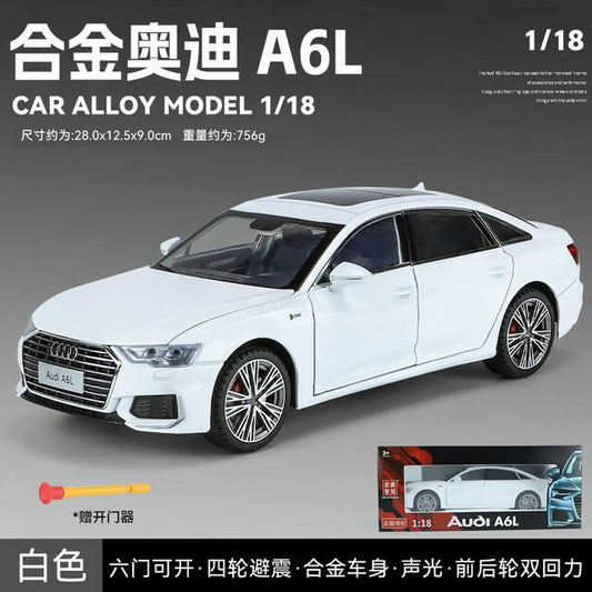 1:18 Diecast Metal Audi A6L Model Car