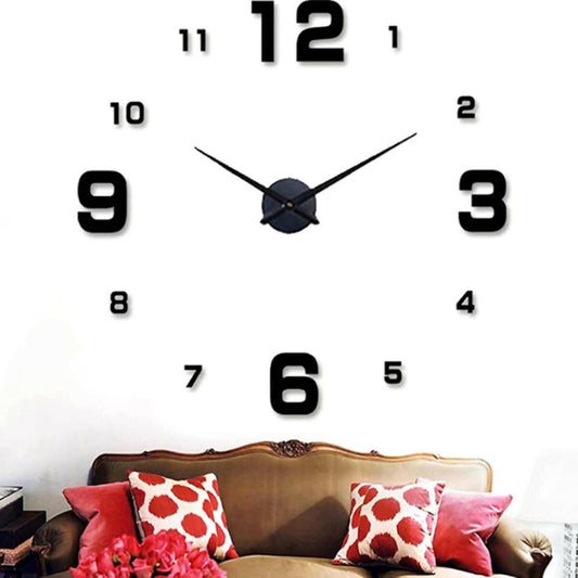 Counting Wooden Wall Clock Big and Small Counting