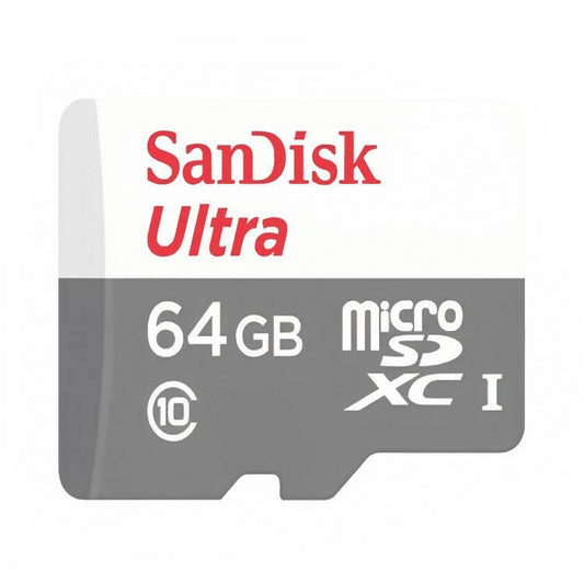 64GB - Ultra MicroSD Class 10 Card - XC1 - 100mbps Speed