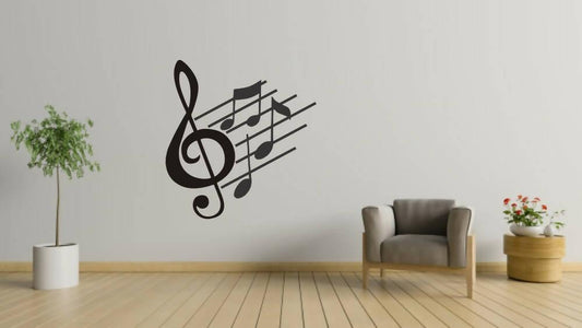 New Music Sound Type Wood Wall Art Stylish Unique Wooden Wall Art