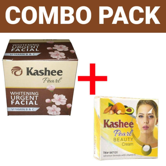Combo Kashee pearl Urgent Facial + Beauty Cream