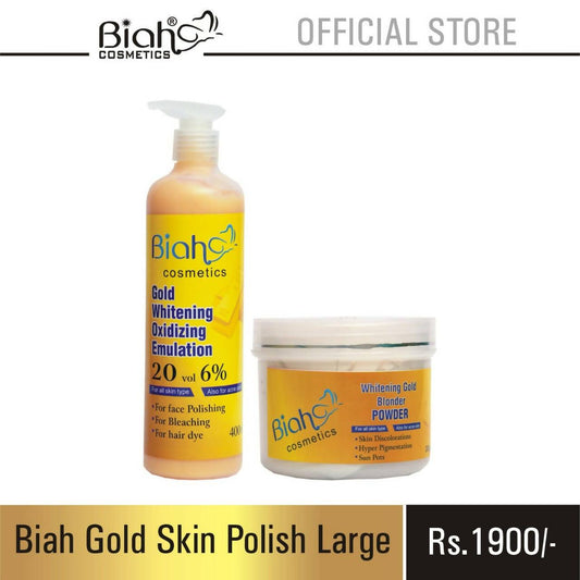 Biah Cosmetics - Gold Skin Polish Set