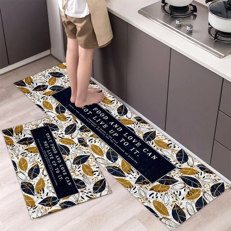 Premium-Padded-Anti-slip-Kitchen-Mat-Set-Food-and-Love-Apricot-972