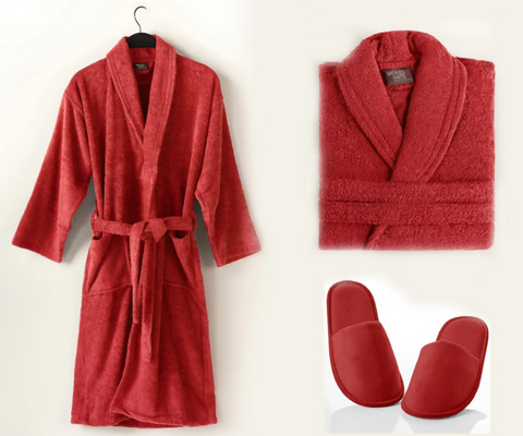 Cotton-Bathrobe-Red-Apricot-3257