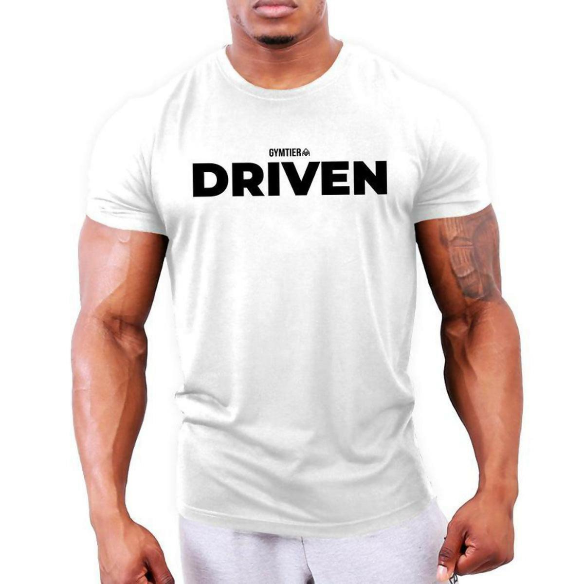 Driven - Bodybuilding T-Shirt Men's Gym T-Shirt Training Clothing by GYMTIER - ValueBox