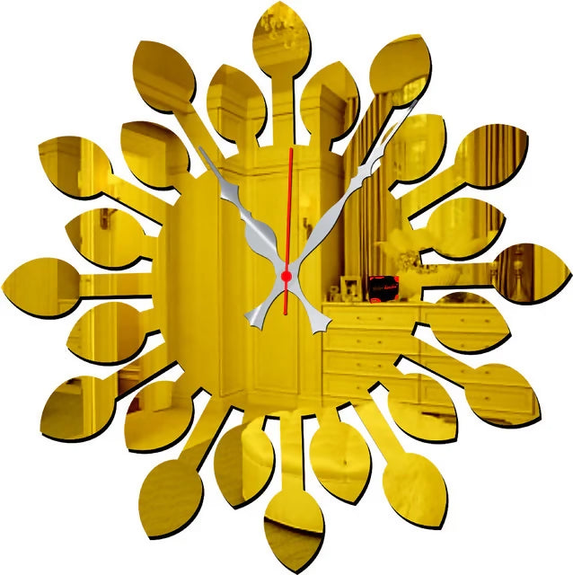 Fairy Wooden Wall Clock Home Decor Watches, Home and Office Decor 3D