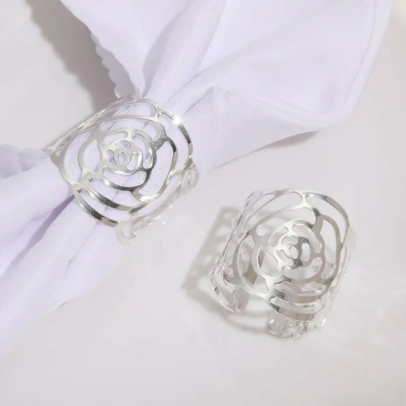 Metal-Napkin-Holders-5098-Silver-Rose-Apricot-521