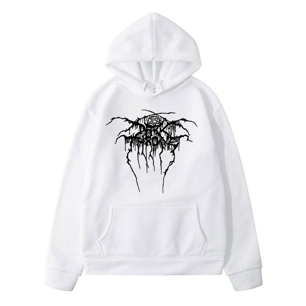 KHANANIS Casual printed pullover winter hooded hoodies long sleeve shirts for men and women - ValueBox