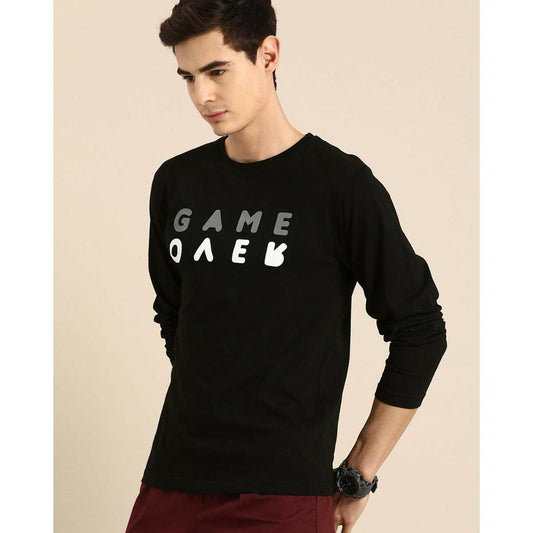 Khanani's Game over long sleeves cotton t hsirt for men - ValueBox