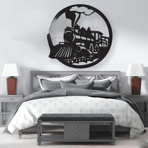 WOODEN TRAIN WALL DECOR