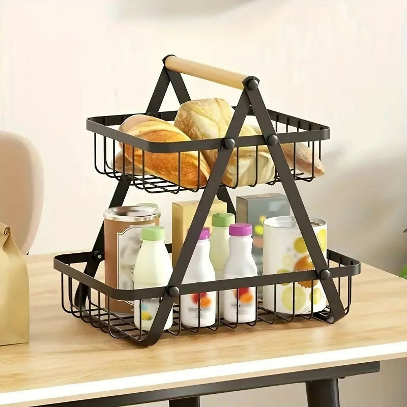 2-Tier-Metalic-Multi-Purpose-Storage-Basket-Black-5322-Apricot-1639