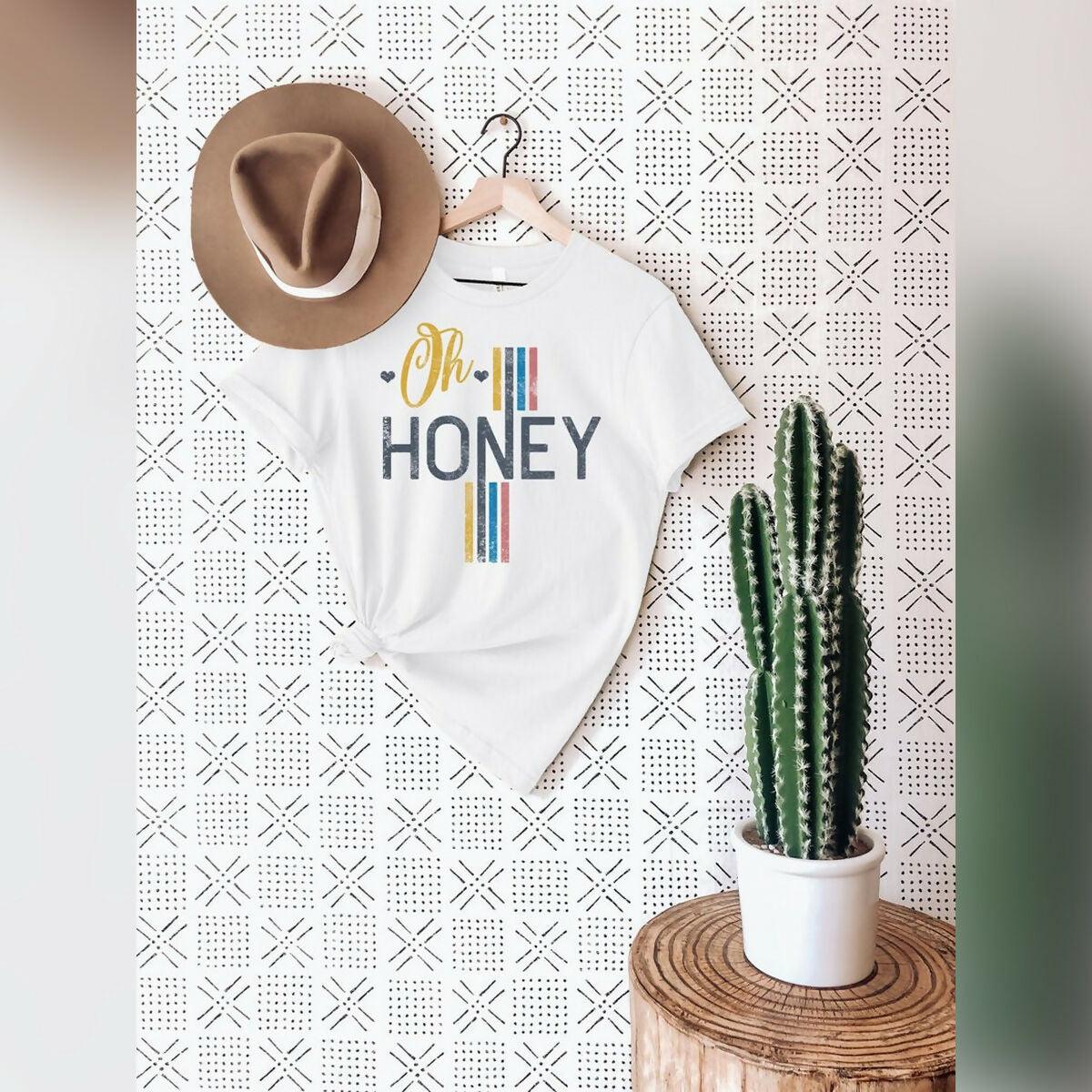 Khanani's Oh honey summer cotton t shirt for women - ValueBox