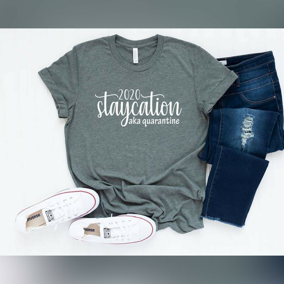 Khanani's Staycation AKA Quarantine Social Distancing Shirt - ValueBox