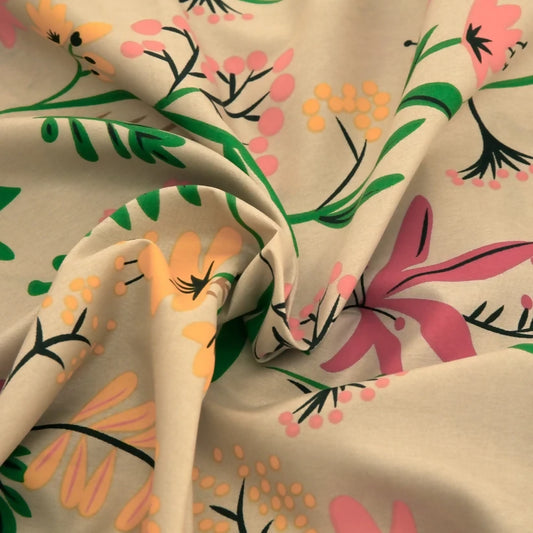 Bed-Sheet-Single-Orange-Lilly-Apricot-2906