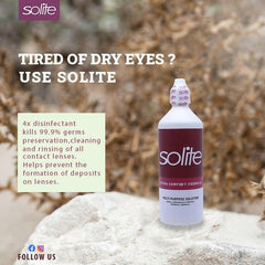 Solite Contact Lens Care Solution 120ML / 360ML Multi-Function - ValueBox