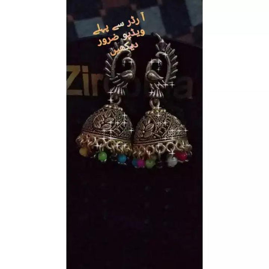 New Fashion High Class Antique Jhumka Earrings for Fashionable Women and Girls