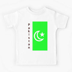 Khanani's Pakistani flag printed kids tshirts - ValueBox