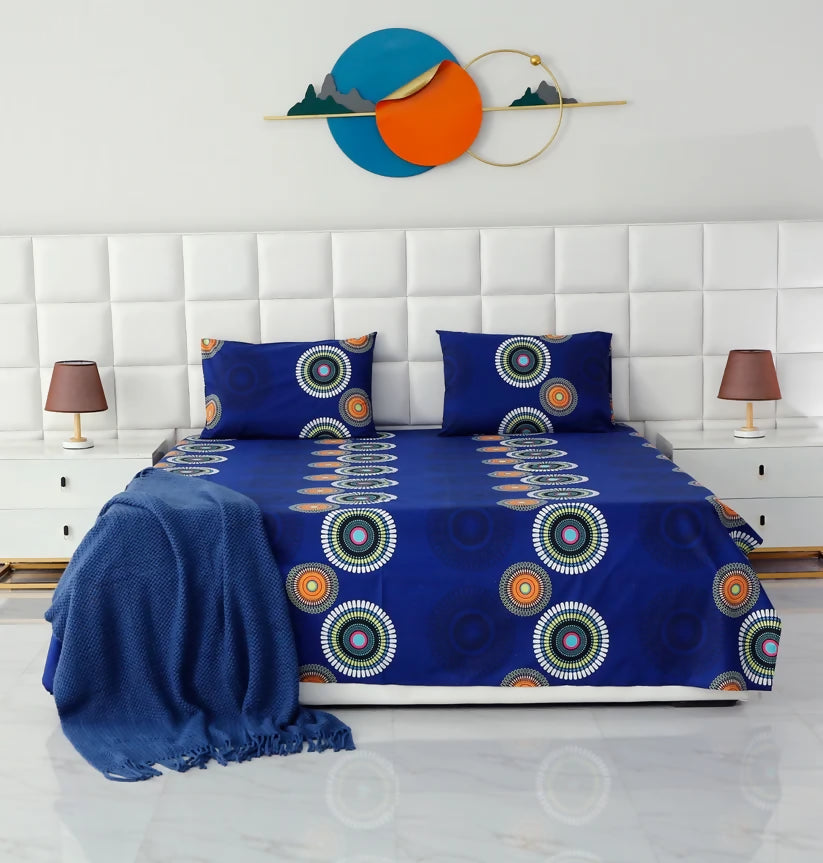 3-PCs-Double-Bed-Sheet-DB208-Apricot-1669