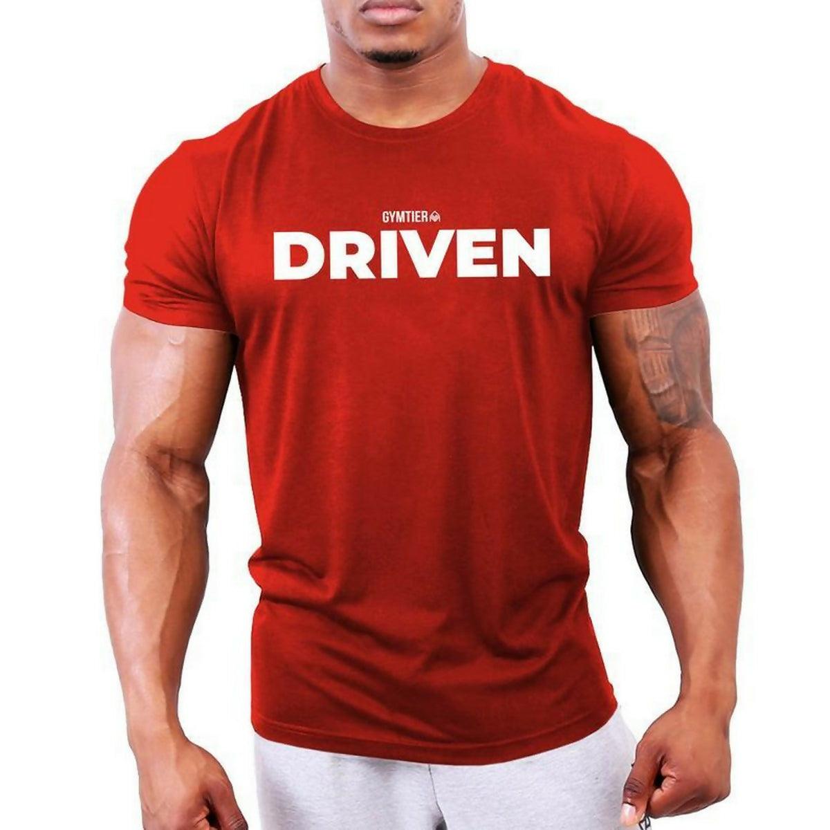 Driven - Bodybuilding T-Shirt Men's Gym T-Shirt Training Clothing by GYMTIER - ValueBox