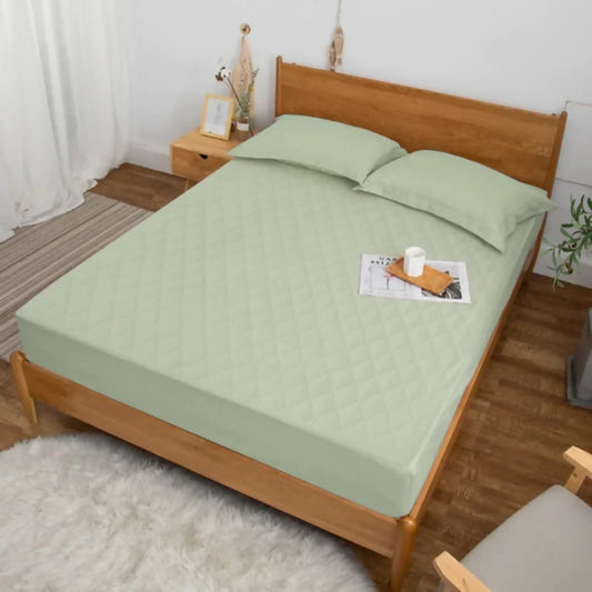 Quilted-Waterproof-Mattress-Protector-L-Green-Apricot-7126