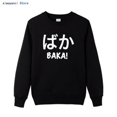 KHANANIS Anime Japanese Slang men sweatshirts