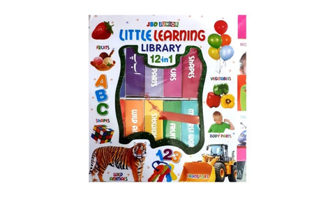 Little Learning Library 12 in 1| JBD| ABC| 123| Best Quality| Bright Colours