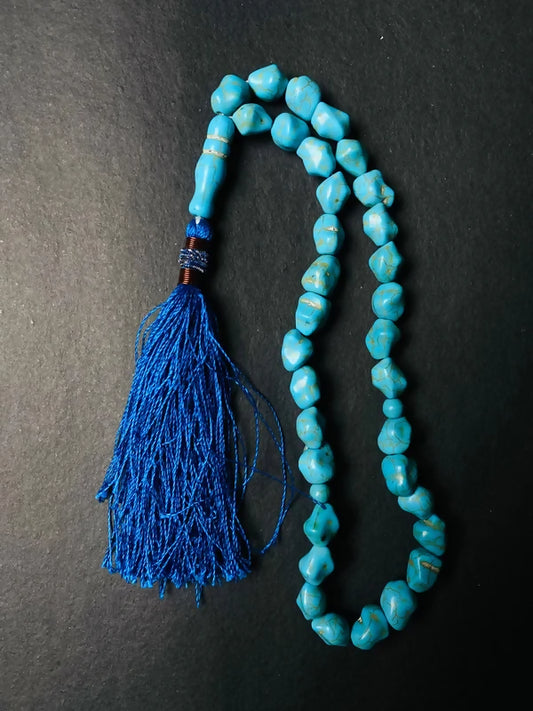 100% Baroque Shape Feruza(33beads tasbih)