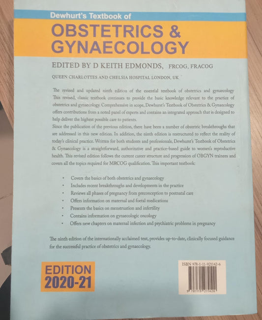 Dewhurst's Textbook Of Obstetrics & Gynaecology, 9th Edition