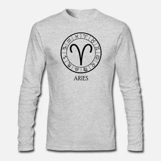 Aries astrological zodiac sign Long sleeve t shirt - ValueBox