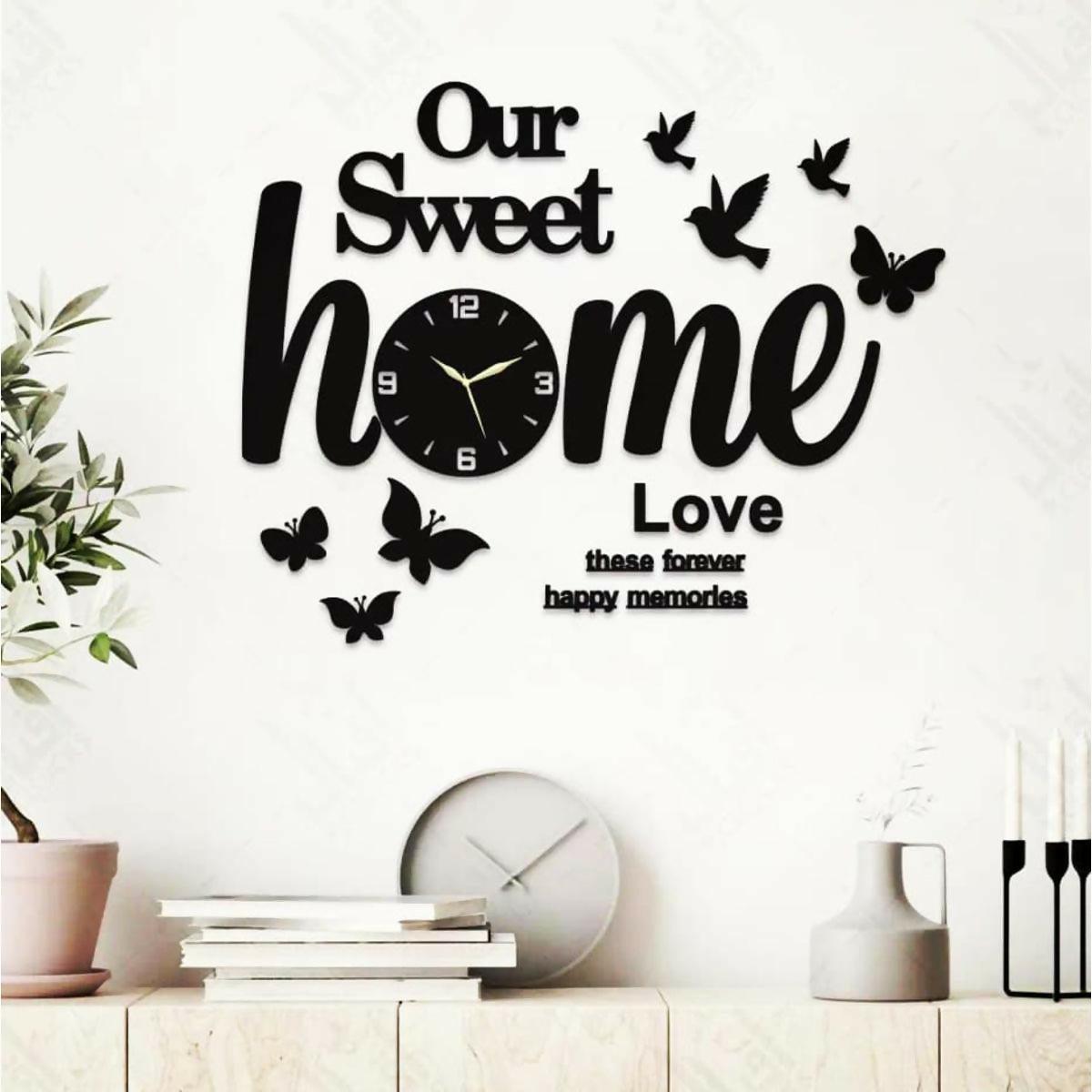 Our Home Sweet Home Wall Clock - ValueBox