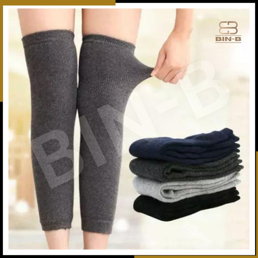 Women Men Winter Leg Warmer Warm Knee Brace Pad Thicken Knee Warmers Knee Stocking Tights