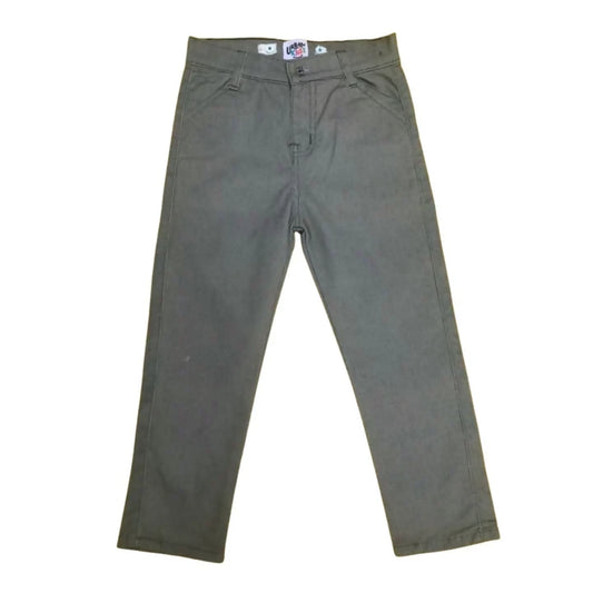 Boys Gray Cotton Pants