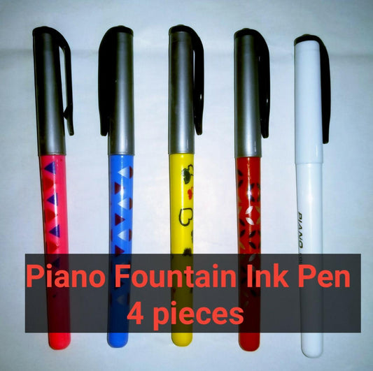 Piano Fountain Ink Pen Pack of 4 - ValueBox