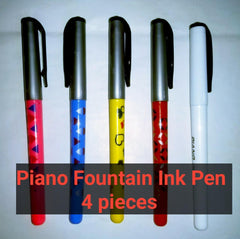 Piano Fountain Ink Pen Pack of 4 - ValueBox