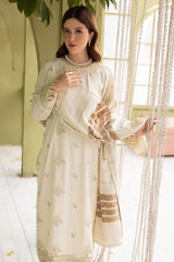 Diyar-E-Dil DL-19 : Unstitched Embroidered Dhanak 3PC - ValueBox