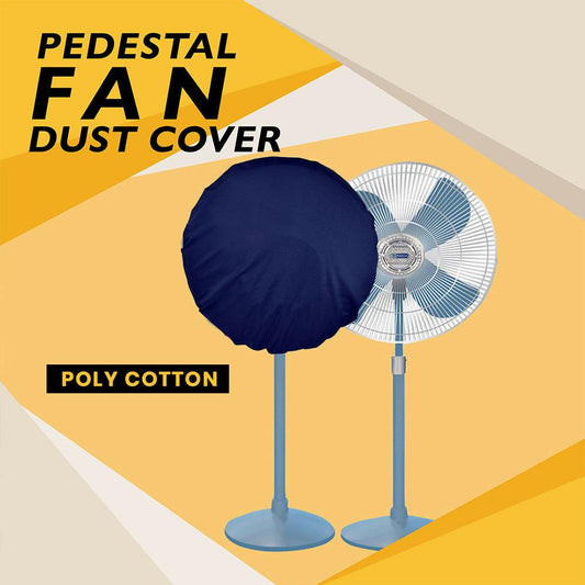 Poly Cotton Waterproof & Dustproof Pedestal Fan Cover